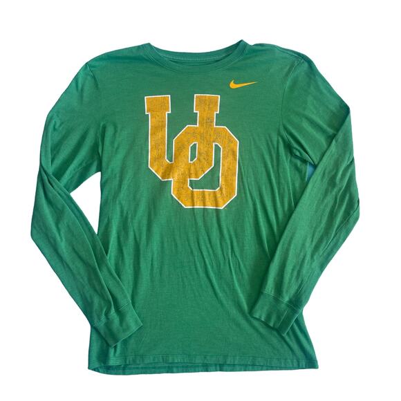 Nike Oregon Ducks Long Sleeve Tee Womens Size Medium - Picture 1 of 3
